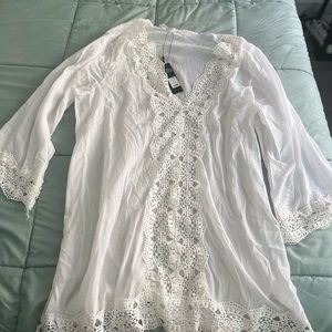 White Cover up top